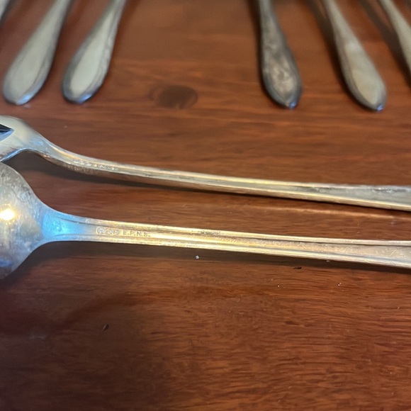 Flame (Silverplate, 1938) by National Silver Co Iced Tea Spoons Set of 19 Dining - Picture 3 of 8